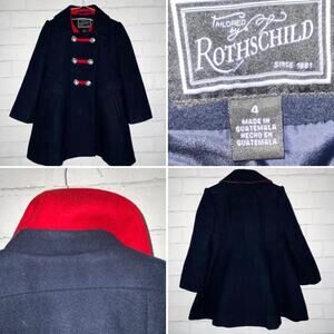 Rothschild Girls Boys Bandmaster Military Style Dress Holiday Formal Coat 4